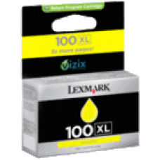 Lexmark Genuine #100XL Yellow Inkjet Cartridge High Yield